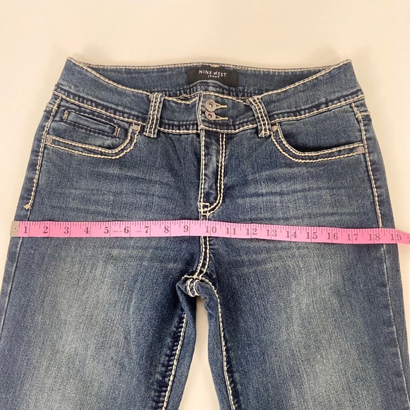 Nine West Jeans Annette Straight Leg Size 8 - Picture 5 of 8